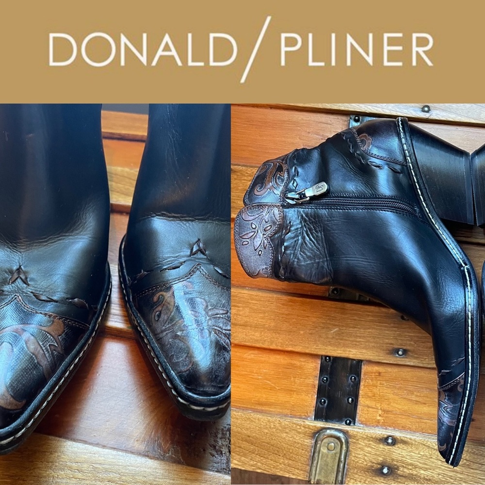 Donald Pliner Western Booties